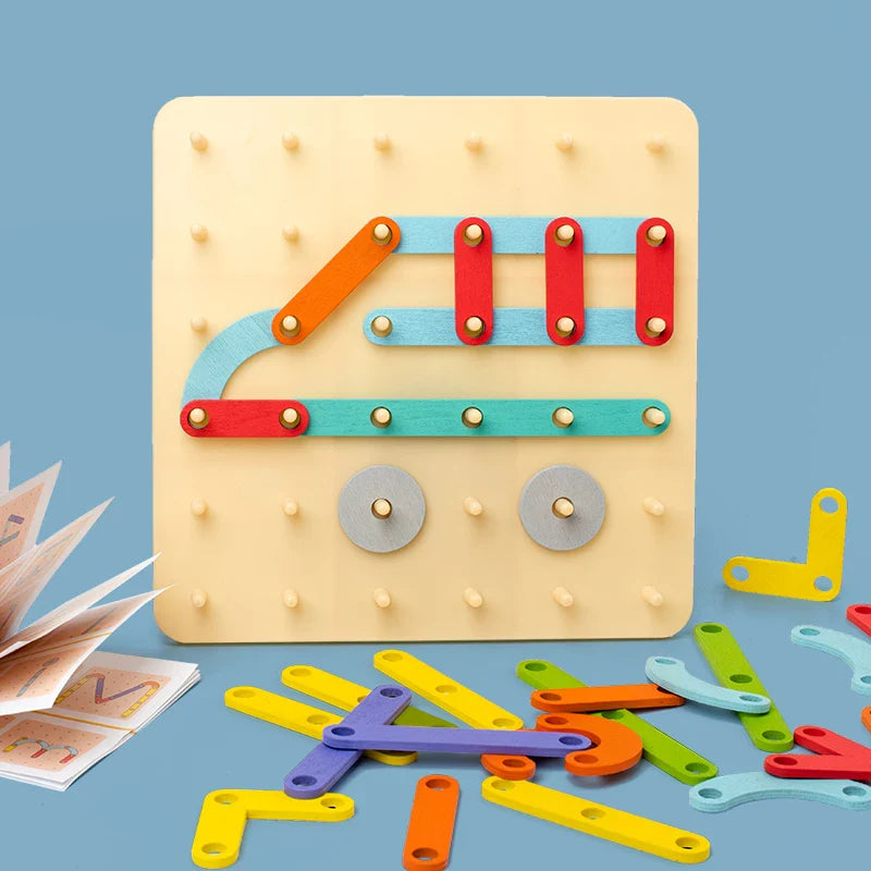 Imaginative Montessori Wooden Activity Board for Kids