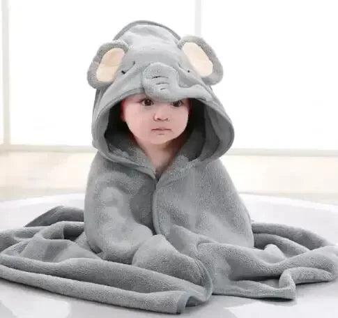 Cozy Kids' Hooded Bathrobe - Fun and Comfort Combined