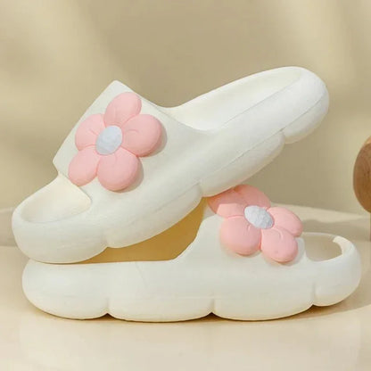 Floral Pattern Non-Slip Slippers for Kids